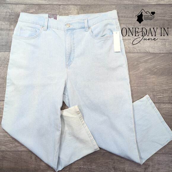 Gloria Vanderbilt Amanda Capri Jeans Size 10 - Picture 1 of 6